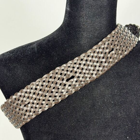 Vintage Gap 100% Leather Lattice Waist Belt - Women’s S - Picture 4 of 5
